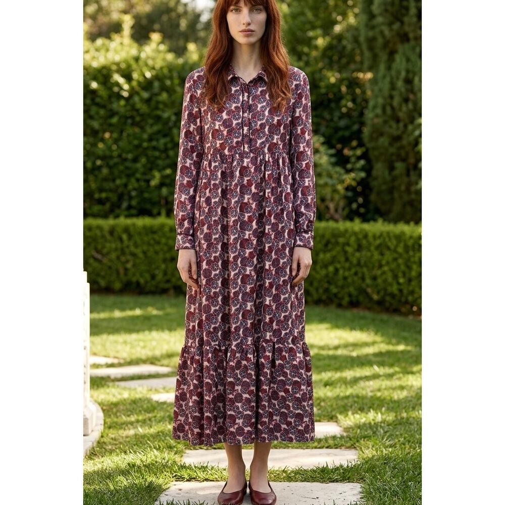 Maxi Dress M Romantic Boho Poetcore Garden Dark Cottagecore Garden Whimsigoth